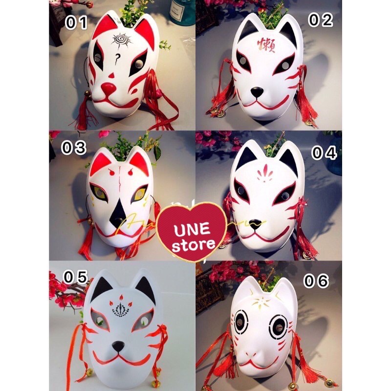 Mặt nạ cáo nhựa cosplay loại đẹp