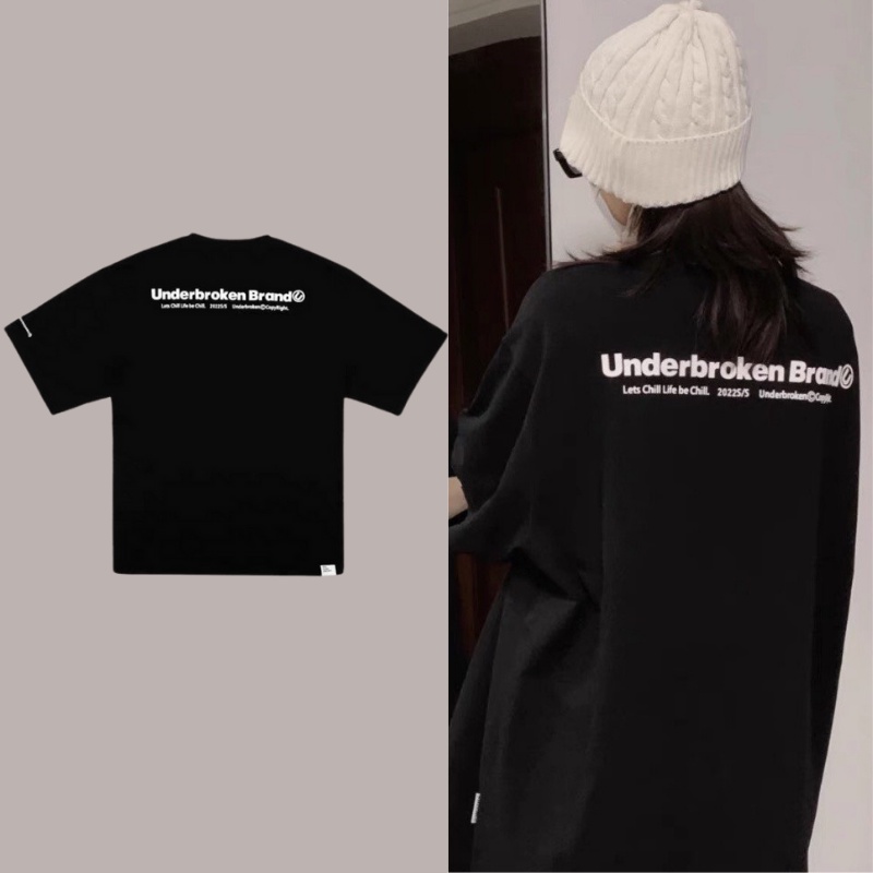ÁO THUN underbroken bassic local brand, Áo phông tay lỡ tshirt cổ tròn UNISEX nam nữ Cotton over size-Trend Clothing!