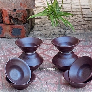 Bộ 10 bát uống rựu dáng cổ