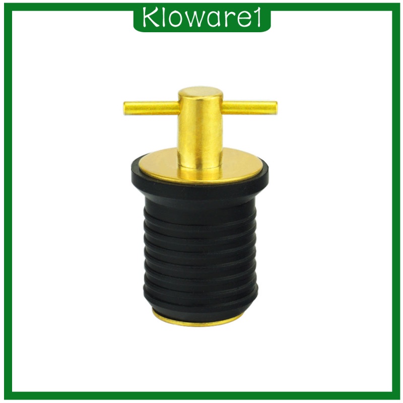 [KLOWARE1] 1\" inch New T-Handle TWIST-IN Boat DRAIN PLUG - Brass & Rubber Heavy Duty | BigBuy360 - bigbuy360.vn