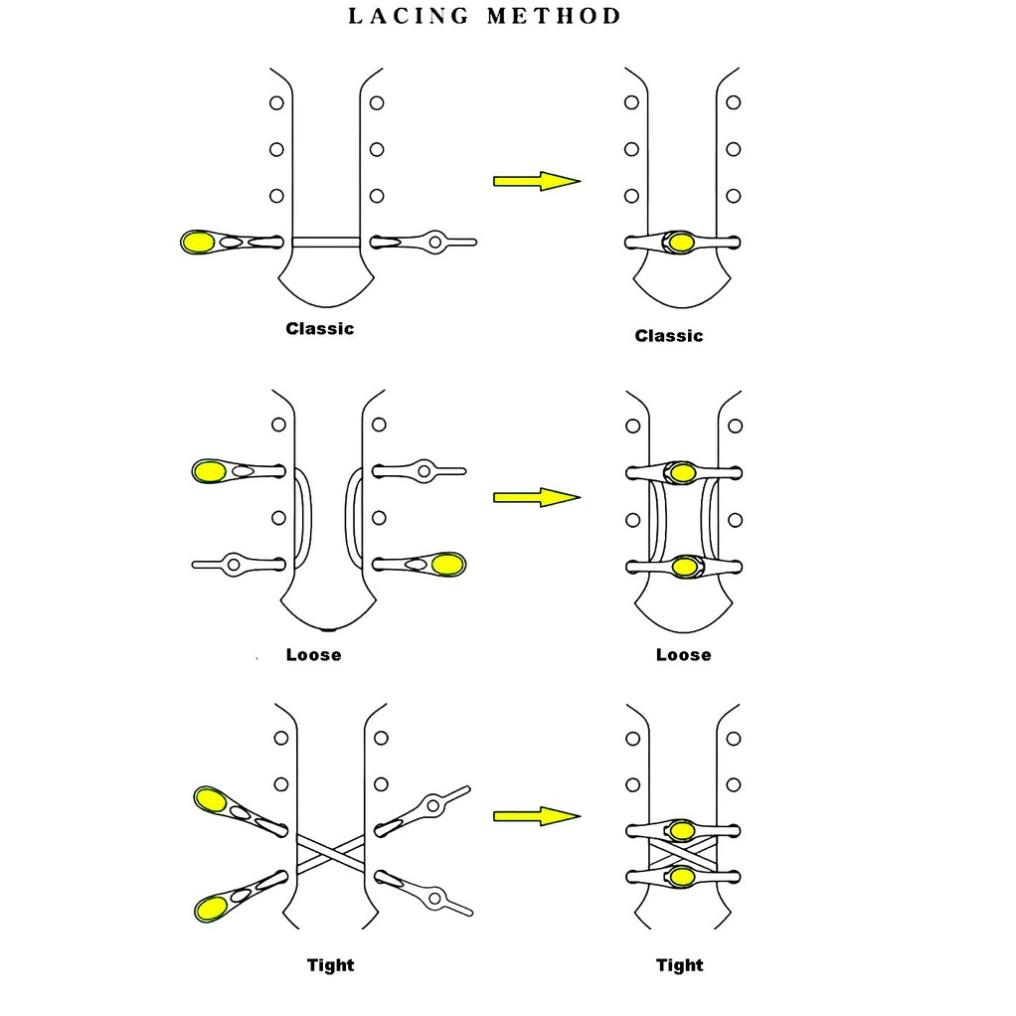 14 dây giày thông minh thế hệ 2, dây giày đàn hồi 2 nút cài điều chỉnh được size