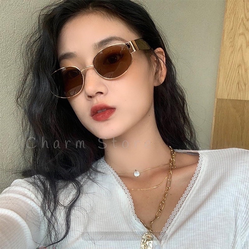 Kính Blenciaga, Kính râm chuẩn UV400, Kính mát cao cấp Jolie eyewear