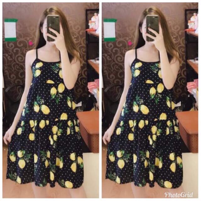 Váy lanh bầu( loại 1 Thái) váy mặc nhà xinh chất lanh mát