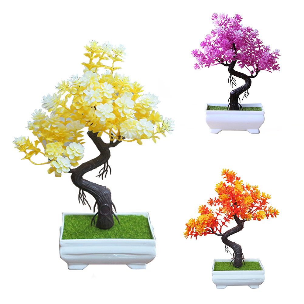 Cây Bonsai Giả Để Bàn Trang Trí