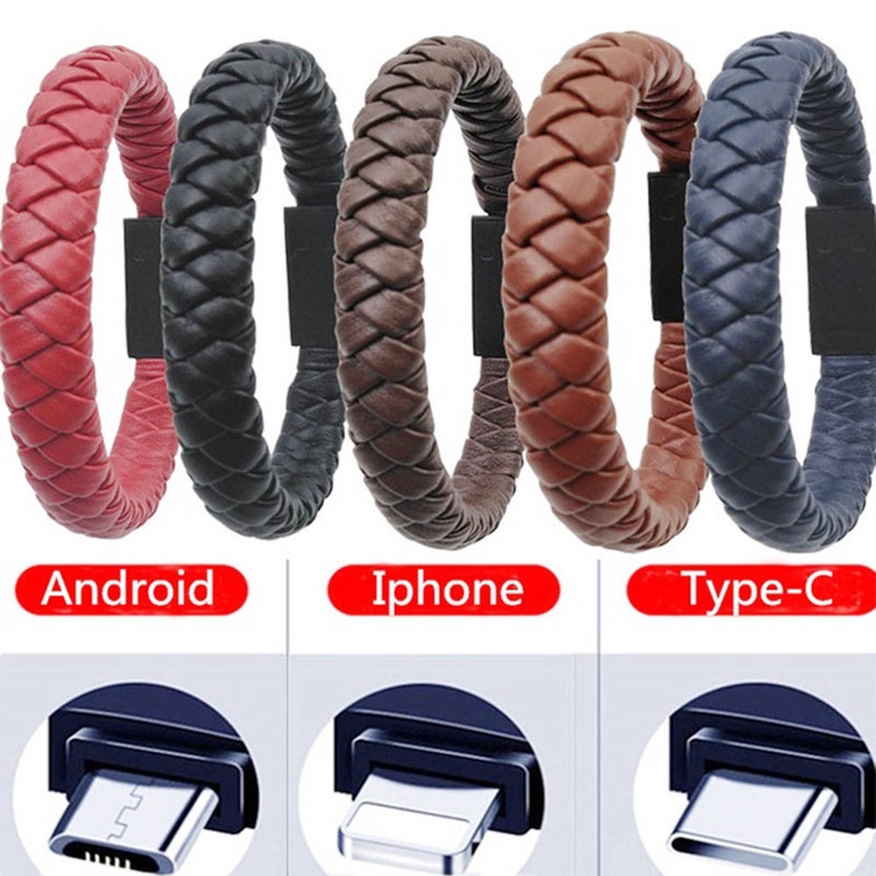 Vòng đeo tay Đường dữ liệu USB Vòng đeo tay Creative Men’s Cortex Đường dữ liệu Vòng đeo tay