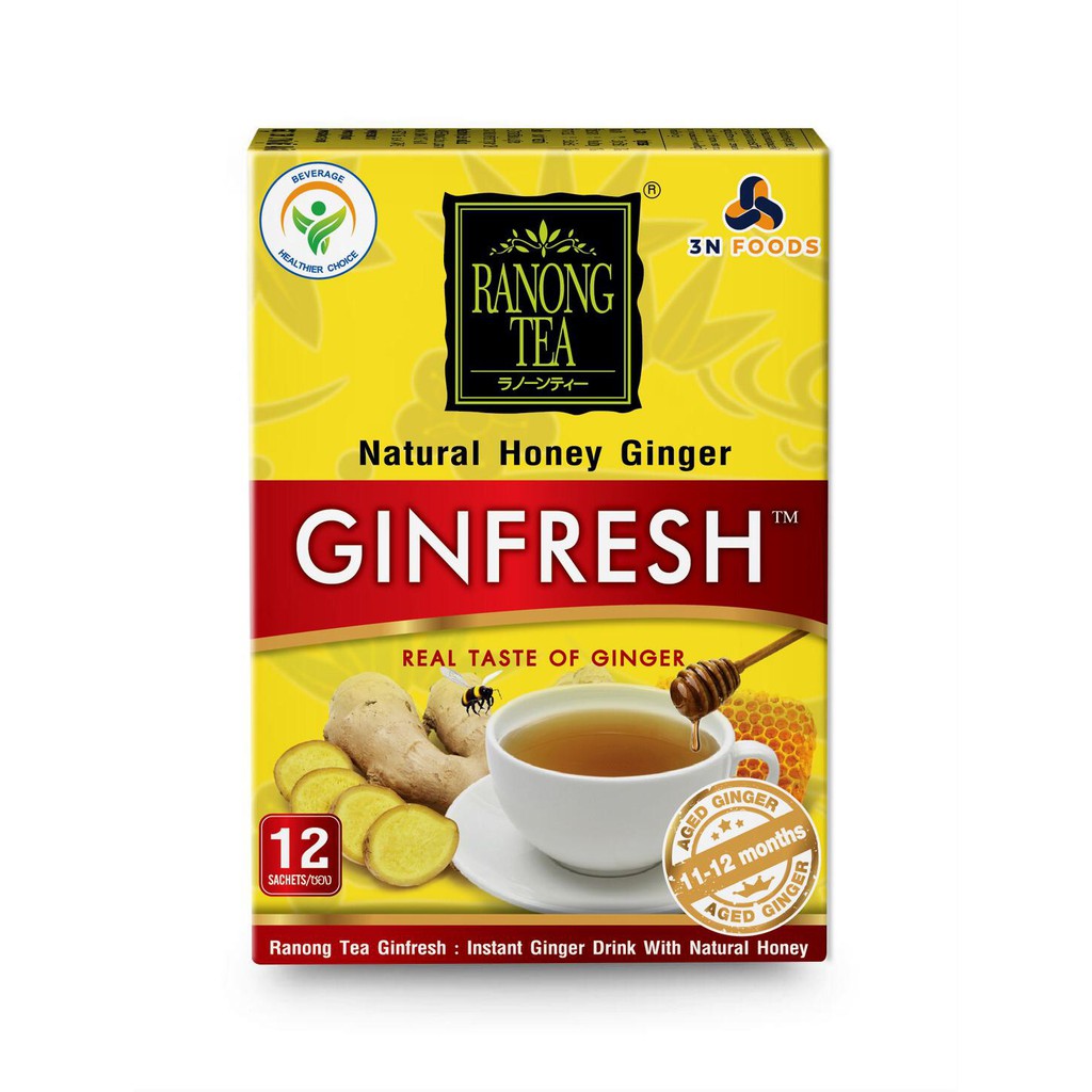 Trà gừng mật ong Ranong Tea 144g