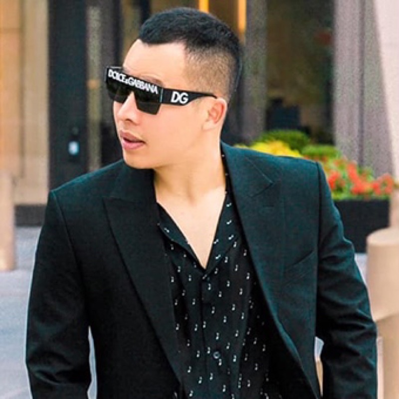 Kính mát DOLCE GABBANA màu đen bạc nâu sành điệu,kính thời trang nam nữ phong cách ITALY phù hợp đi chơi,chụp ảnh,caffe