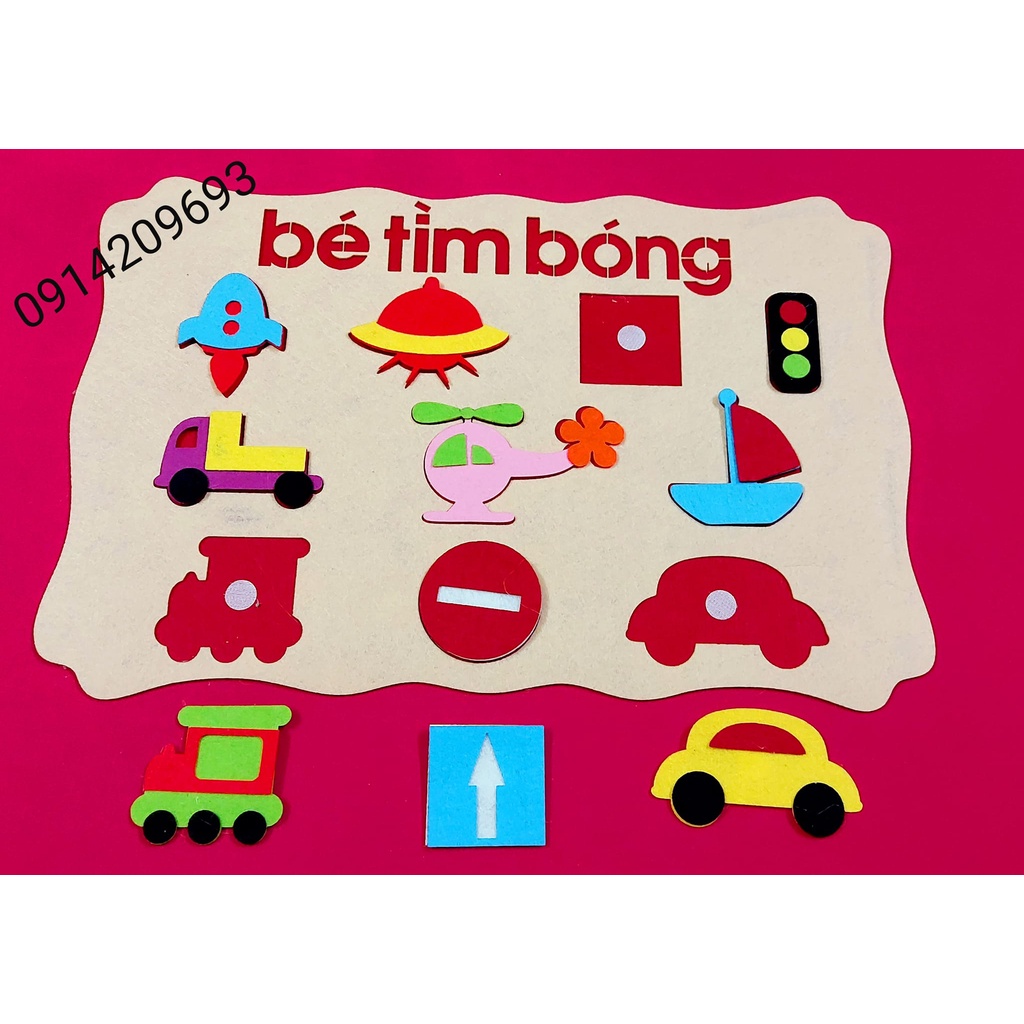 Bé tìm bóng - KỸ NĂNG - đồ chơi tự tạo mầm non