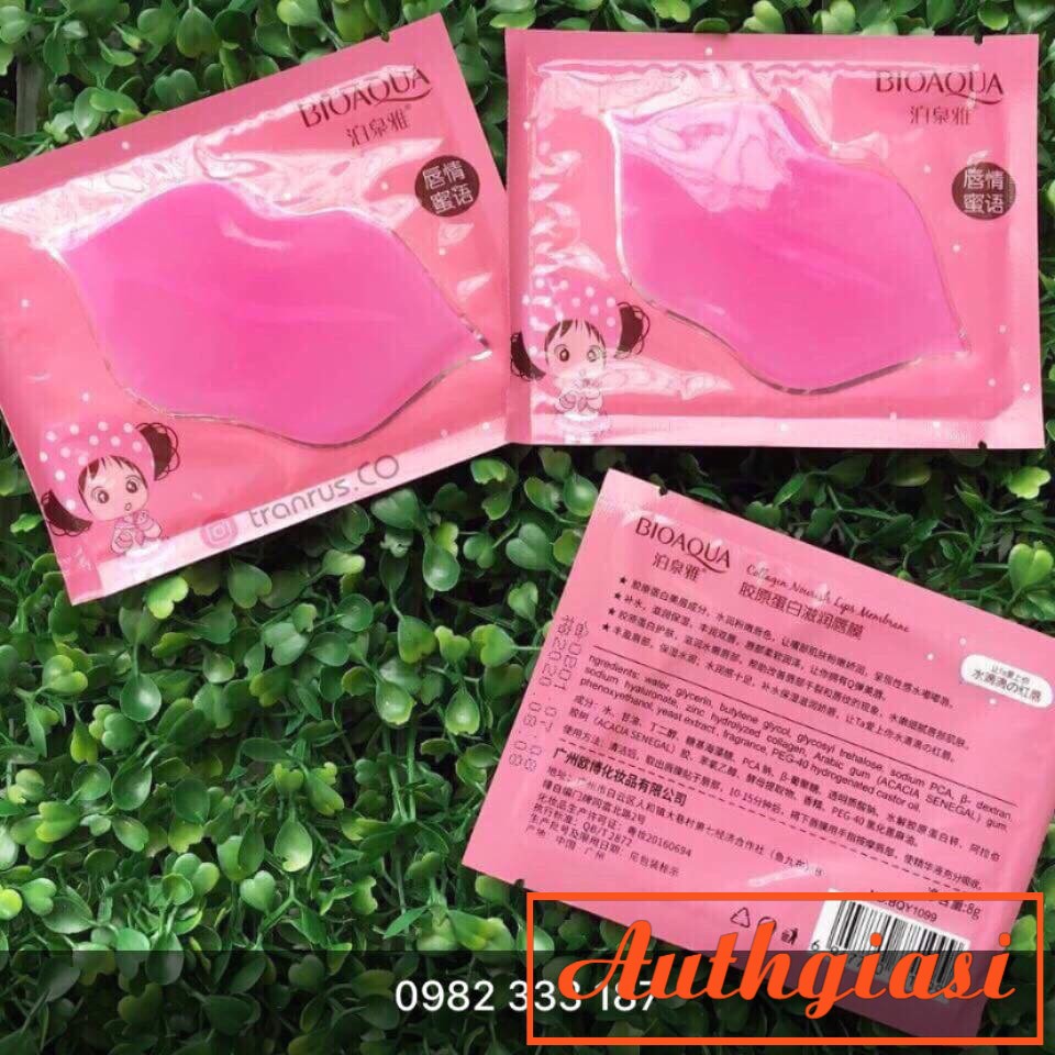 Mặt nạ môi Bioaqua Collagen Nourish Lips Membrane Mask | BigBuy360 - bigbuy360.vn