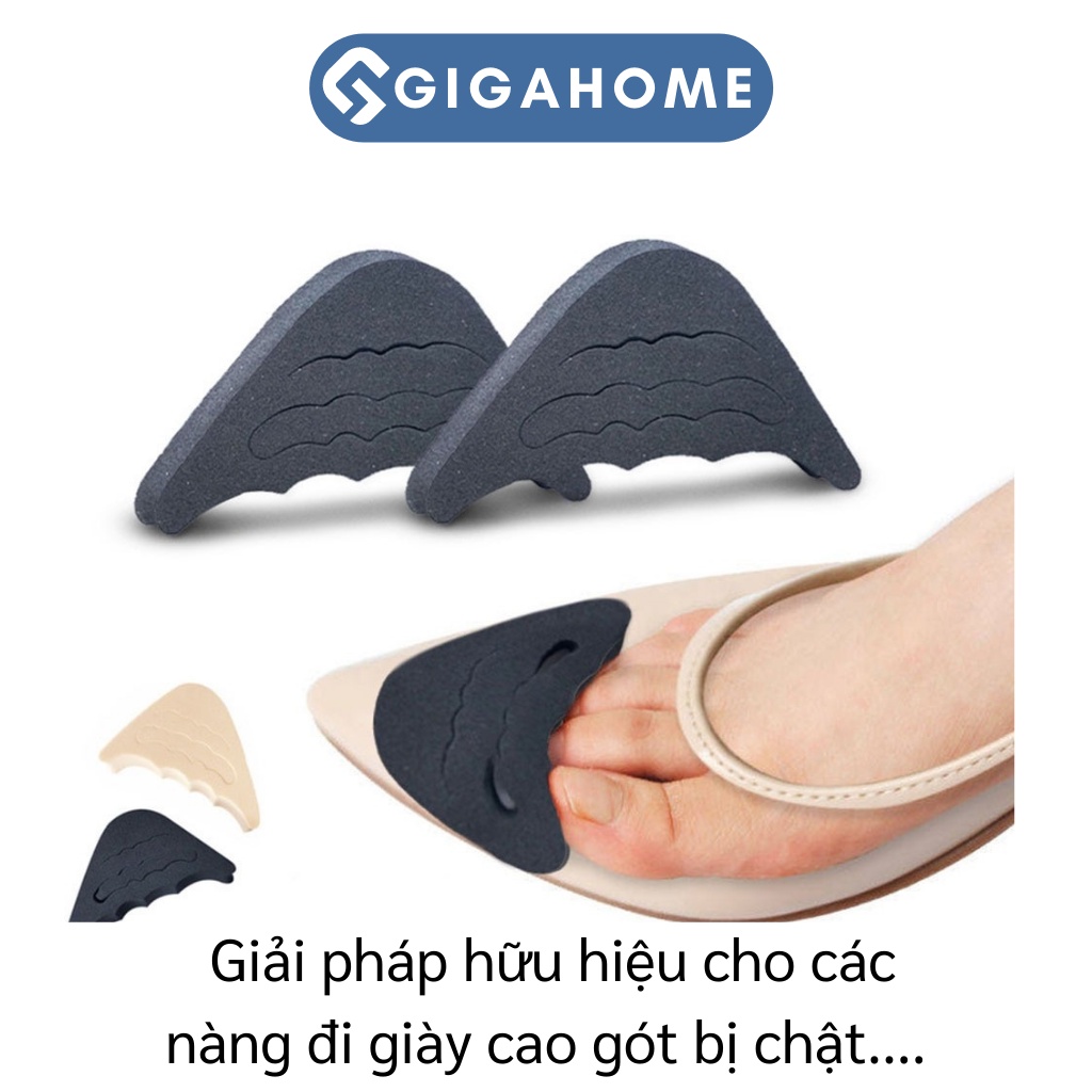 Miếng Lót Mũi Giày GIGAHOME Cao Su Non, Đệm Êm Ngón Chân, Giảm Size Giày 9543