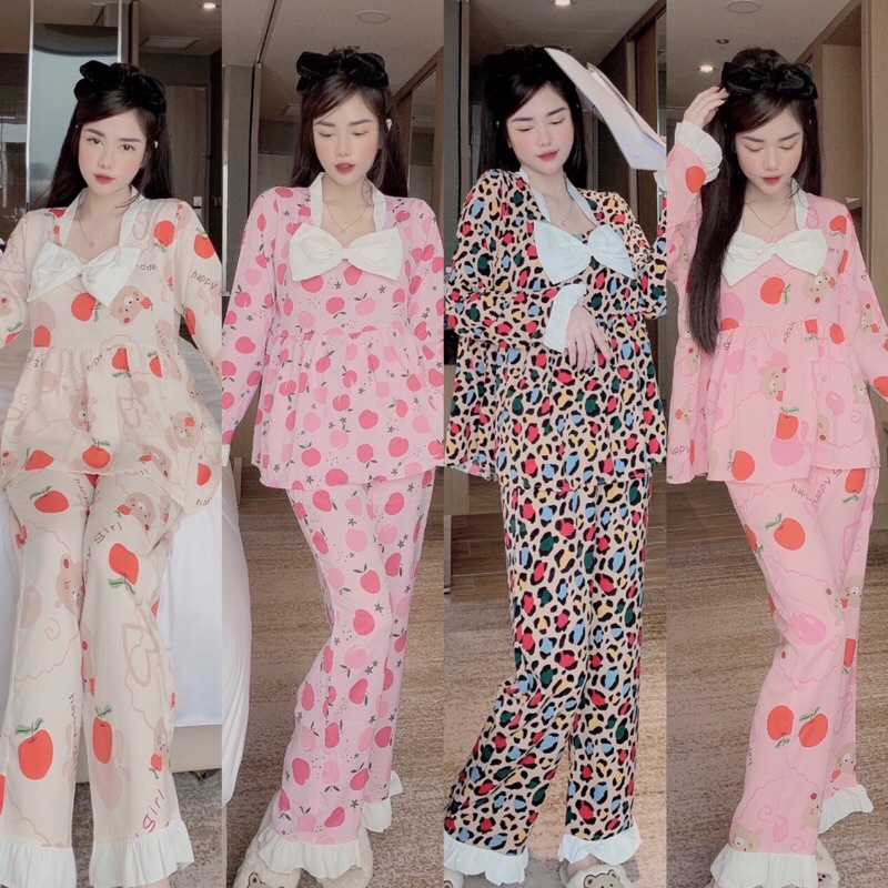 Bộ lụa Mango hàng thiết kế, chất thoáng mát, mềm mịn