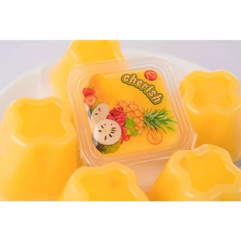 Thạch Rau Câu Pudding Cherish Xoài | Mãng Cầu Túi 405G