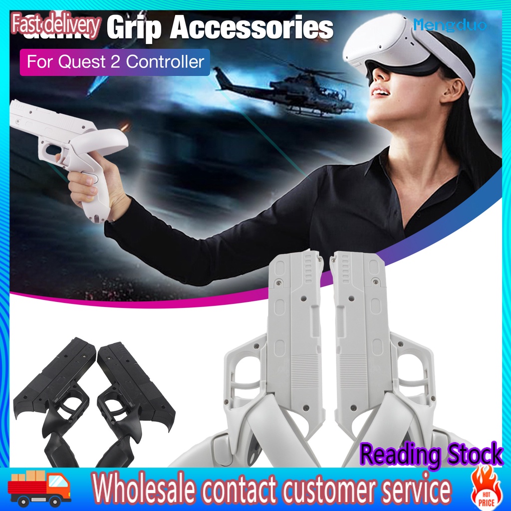 1 Cặp Tay Cầm Điều Khiển Thực Tế Ảo VR Bằng ABS W2B Dành Cho Oculus Quest 2