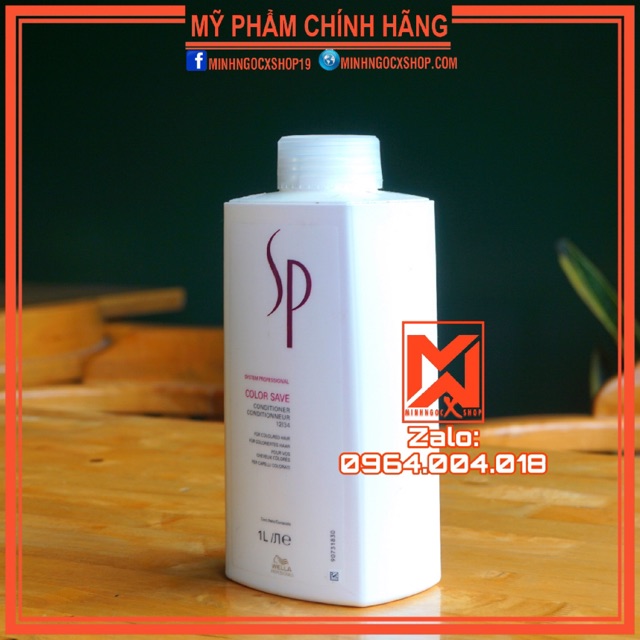 Wella SP Dầu Xả Bảo Vệ Tóc Nhuộm Wella Sp Color Save 1000ml