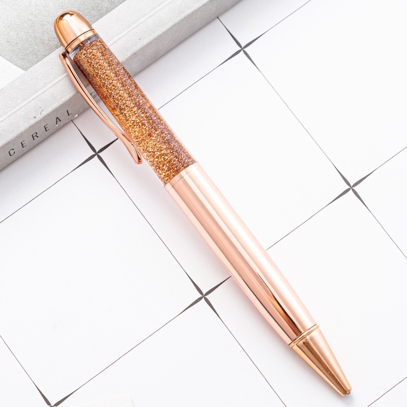 1 Cái Bút Bi Pha Lê Cát Chảy