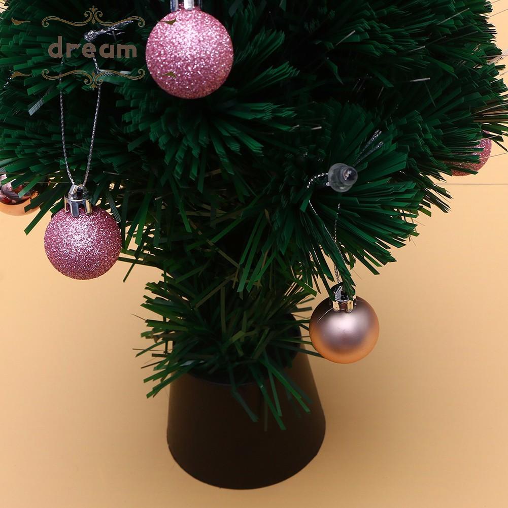 【DREAMLIFE】24x Christmas Pink Ball Ornaments Xmas Tree Holiday Wedding Party Decor Pendant