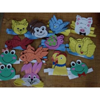 Mũ đóng kịch, hđh của bé +tự làm mũ hanmade trò chơi