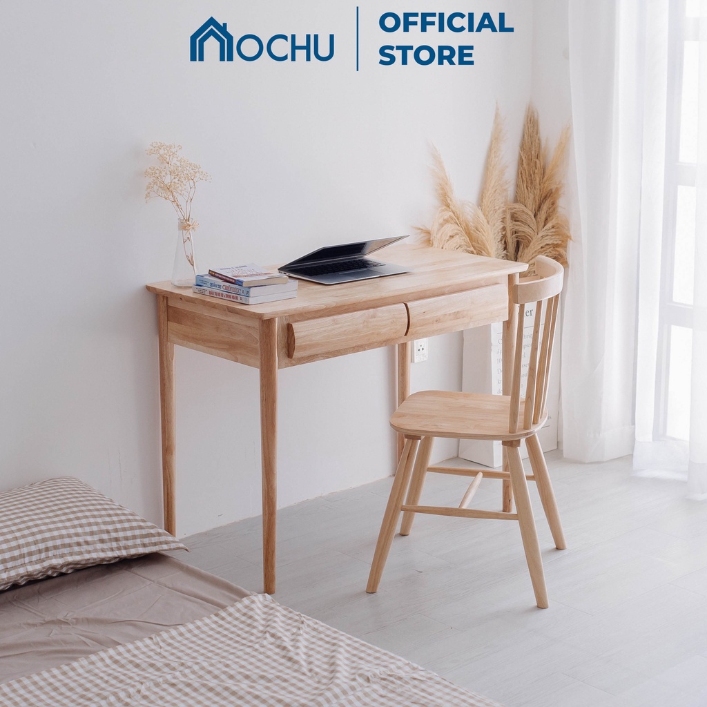 Bộ Bàn Ghế Làm Việc OCHU - B Table Combo - Natural