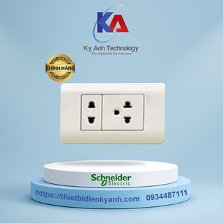 Ổ cắm 2 chấu, 3 chấu Zencelo A Schneider - Hàng chính hãng cao cấp