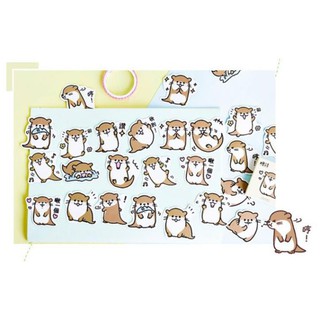 Bộ 45 Sticker Rái Cá Dễ Thương E74