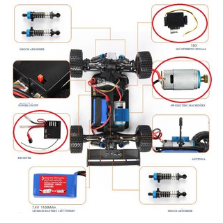 Động cơ servo bánh răng tx rx dành cho ô tô điều khiển từ xa wltoys a959