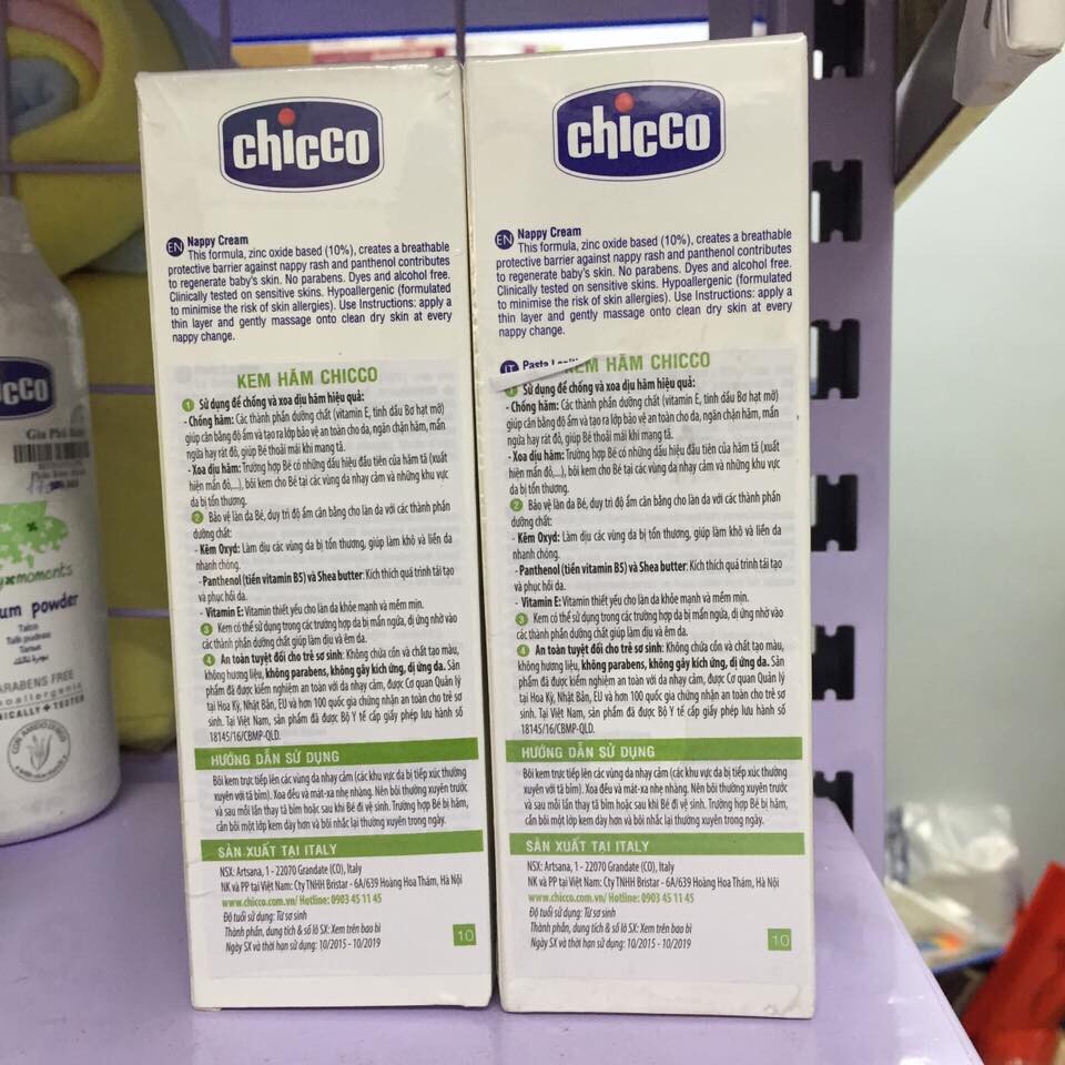 Kem Trị Hăm 3 Tác Động Chicco