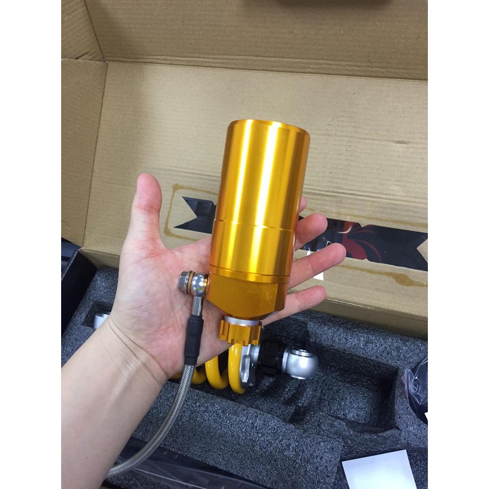 Phuộc sau Ohlins DÀNH CHO Ex135 / Ex150 có bình dầu hàng 1:1 tăng chỉnh thiệt hàng xịn