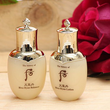 Cặp nước hoa hồng &amp; sữa dưỡng whoo tái sinh  25ml (có tem LG VINA) mẫu mới