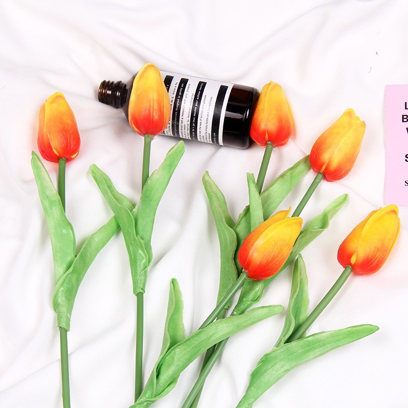 [ Rẻ Vô Địch ] Hoa Tulip, Hoa Giả Hoa Nhân Tạo, Đạo Cụ Trang Trí Chụp Ảnh Sản Phẩm M395