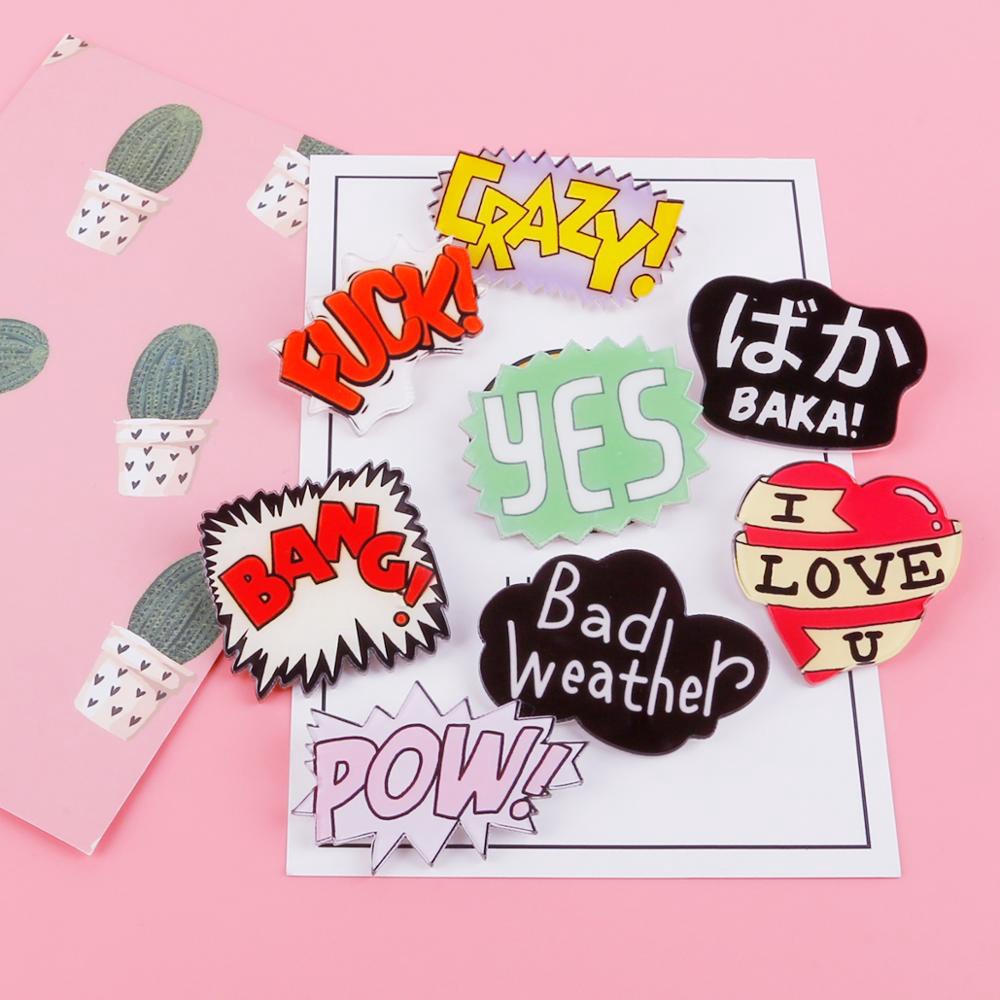 Huy Hiệu Cài Áo Hình Hoạt Hình Đáng Yêu