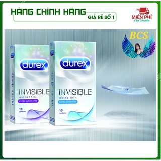 ✔️✔️bao cao su siêu mỏng durex invisible extra thin- siêu khoái cảm