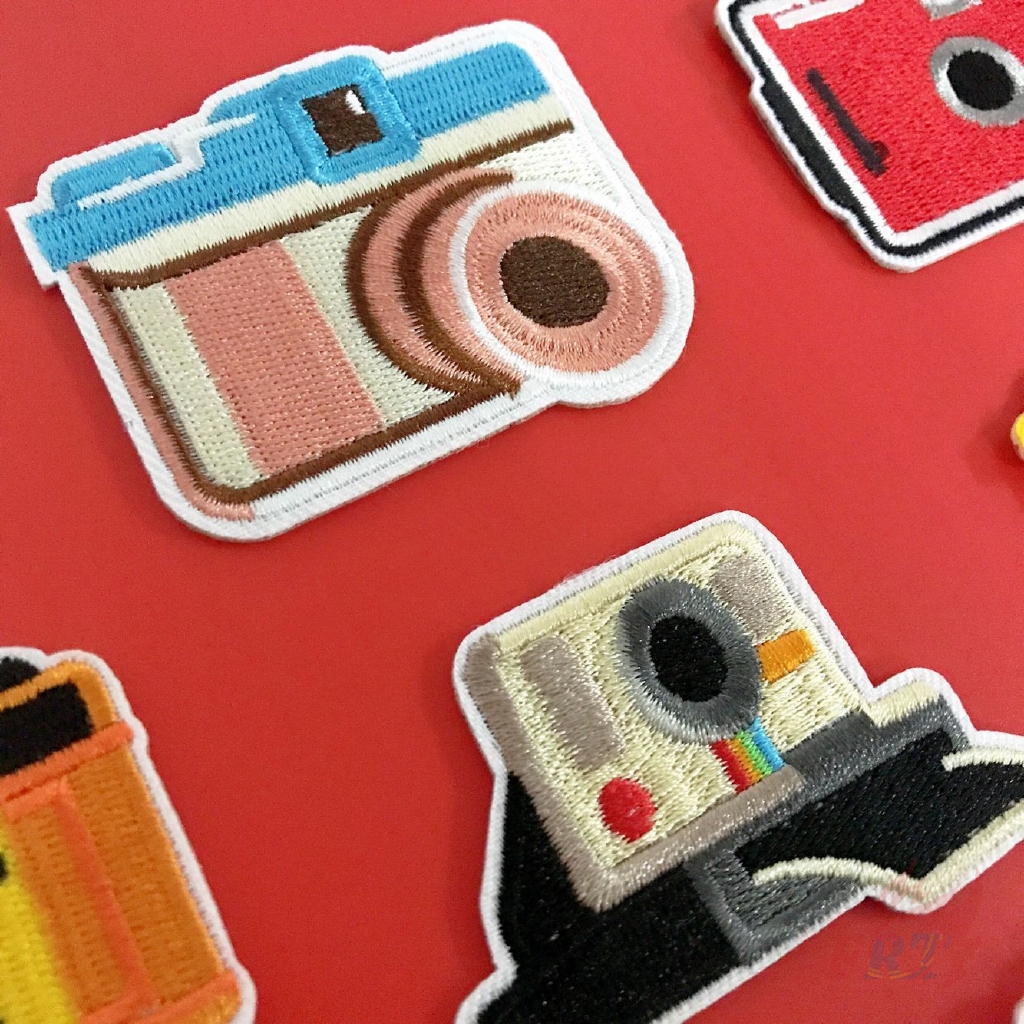 Nhập WAFACB01 giảm 10K_ Sticker ủi thêu hình máy ảnh（☸ INS - Camera &amp; Stamps Patch ☸）