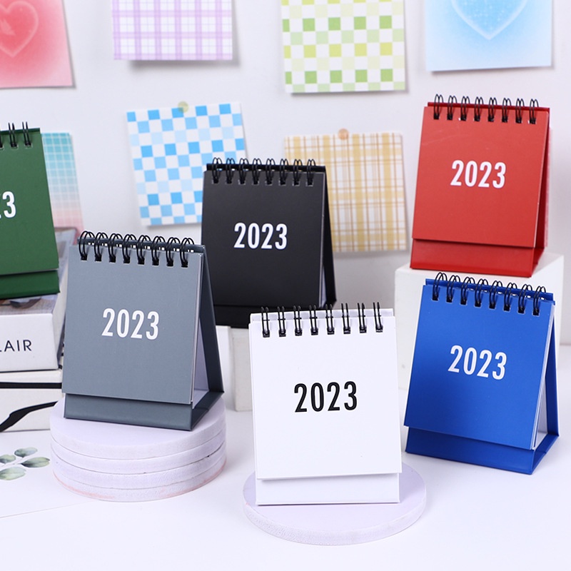 Lịch để bàn 2023 Mini Creative Flip Trang trí nhà / văn phòng / trường học
