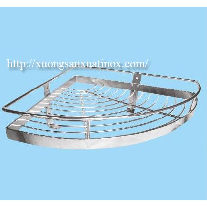- Kệ inox góc 1 tầng inox 304