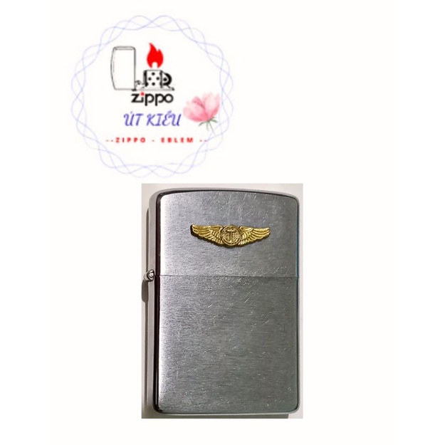 Miếng eblem dán Zippo đồng nguyên khối Quân sự US12