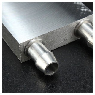 Aluminum Water Liquid Cooler Block Heatsink For Computer CPU Radiator