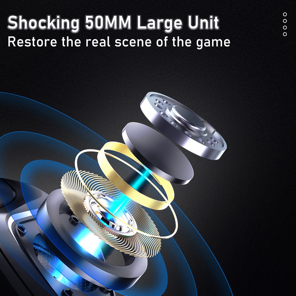 Tai Nghe Trùm Đầu Chơi Game AULA S502 Hiệu Ứng Ánh Sáng RGB Tích Hợp Mic Thiết Kế Nhẹ Cho PC