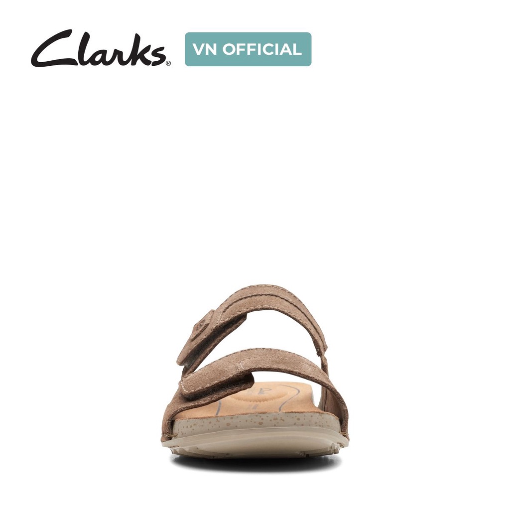 Dép Quai Ngang Da Nam Clarks CLARKS Crestview Easy màu xanh