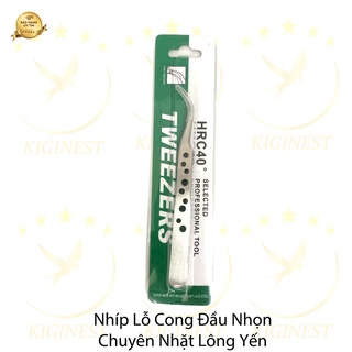 NHÍP LỖ CONG CAO CẤP CHUYÊN NHẶT LÔNG YẾN, GẮP LINH KIỆN - ĐẦU NHỌN CAO CẤP