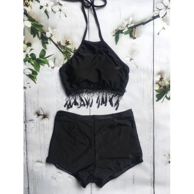 Bikini yếm đen