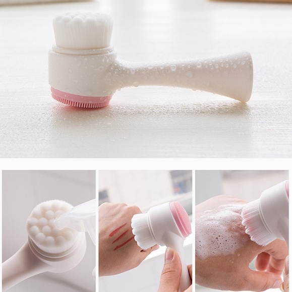 Cây Rửa Massage Mặt 2 Đầu Cầm Tay Clovershop68