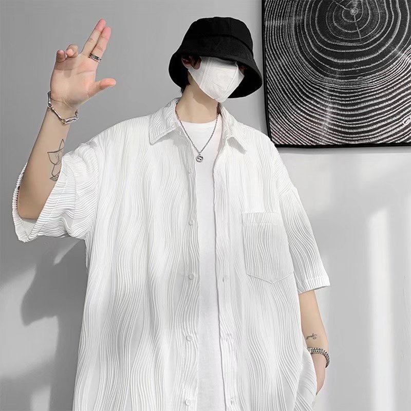 Áo Thun Nam Tay Ngắn Họa Tiết Sọc Ngang Thời Trang Hàn Quốc Cho Nữ Bigsize Áo Sơ Mi Nam Simple Unisex áo phông form rộng