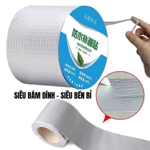 Băng Keo Chống Thấm, Băng Dính Chống Thấm Chống Dột Mái Tôn, Chịu Nhiệt Hàn Quốc Công Nghệ Nhật Bản, Độ Bền 20 Năm