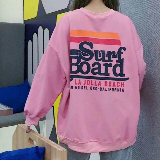[ UNISEX ] Áo sweater nỉ thụng sẵn 2 màu