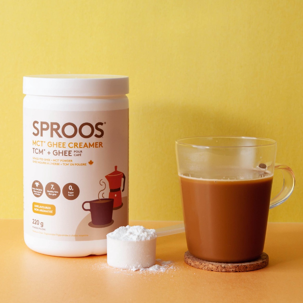 Bột MCT &amp; Ghee Creamer Sproos 220g