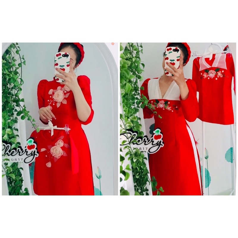 Áo dài mẹ và bé cao cấp