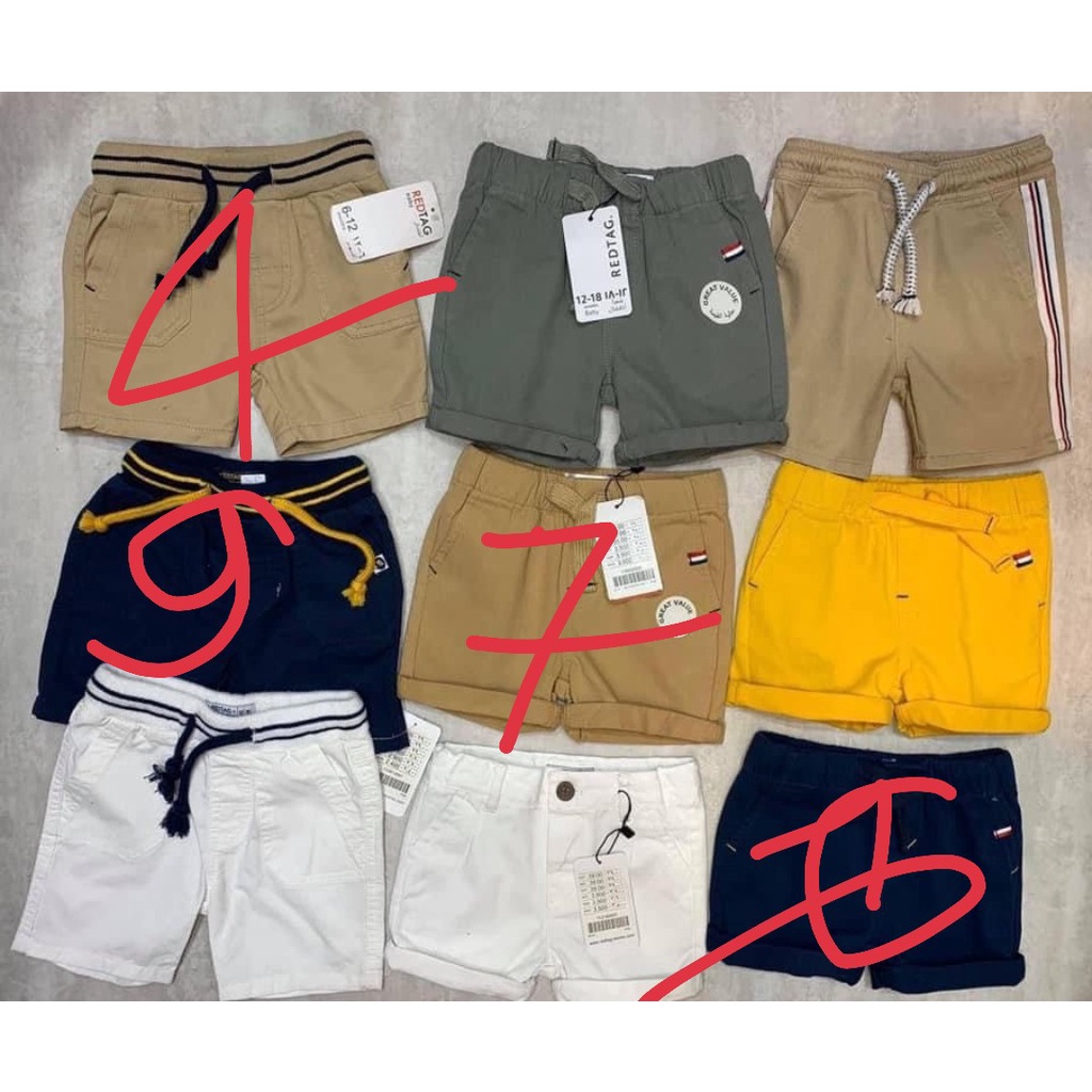 Quần short kaki cho bé trai