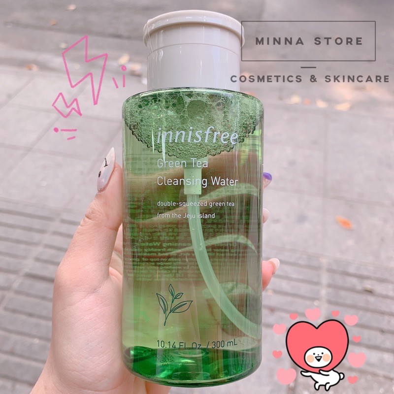 NƯỚC TẨY TRANG TRÀ XANH INNISFREE GREEN TEA PURE CLEANSING WATER