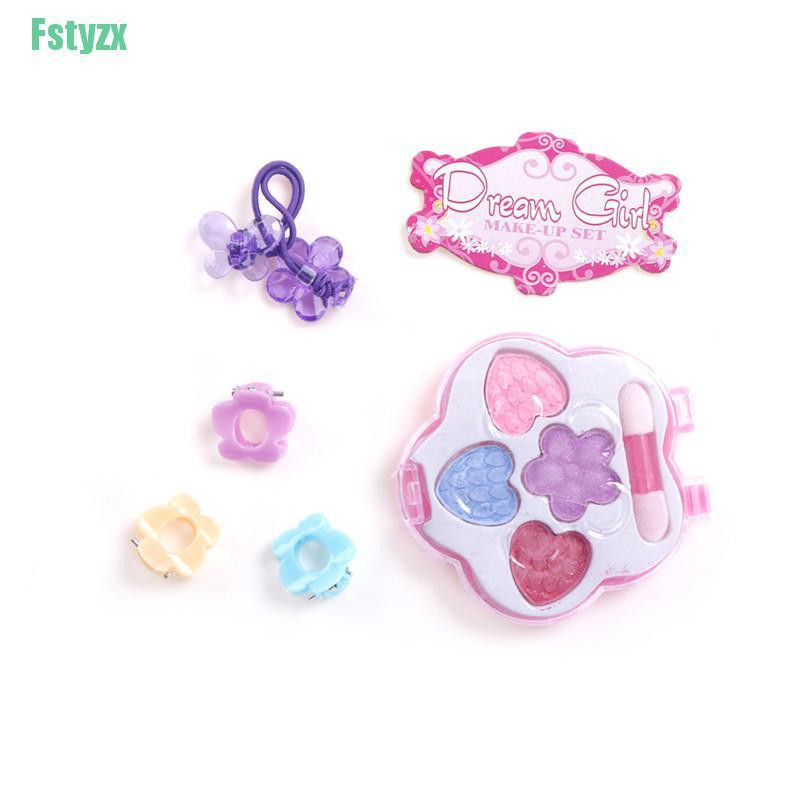 fstyzx 1Set Princess Pretty Shell Kids Girl Makeup Toy Cosmetics Eyeshadow Gift