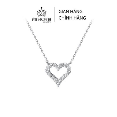 Dây Chuyền Bạc Trái Tim Bạc 925 Phong Cách Hàn Quốc - Minh Canh Jewelry